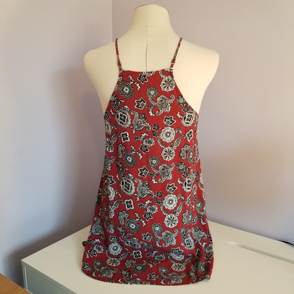 paisley print sleeveless slip dress - Picture 3 of 8